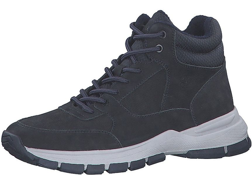 s.Oliver Winter Stiefelette 5-15201-29-805 aus Leder mit Softfoam navyblau günstig online kaufen