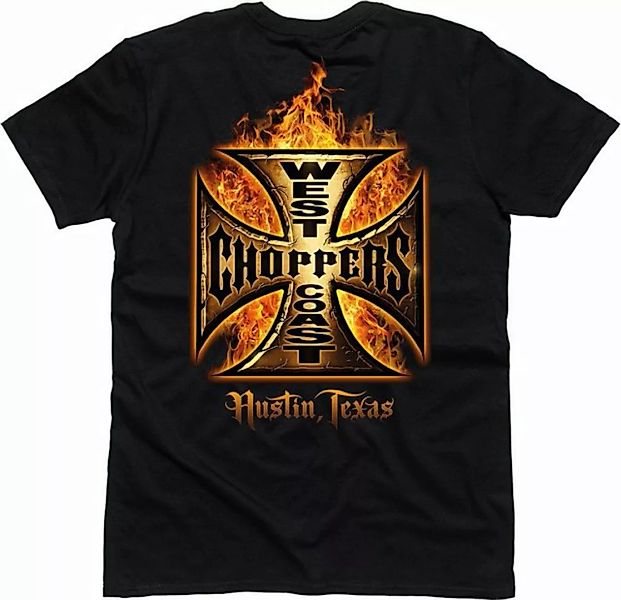 West Coast Choppers T-Shirt Goldfire Black T-Shirt Black günstig online kaufen