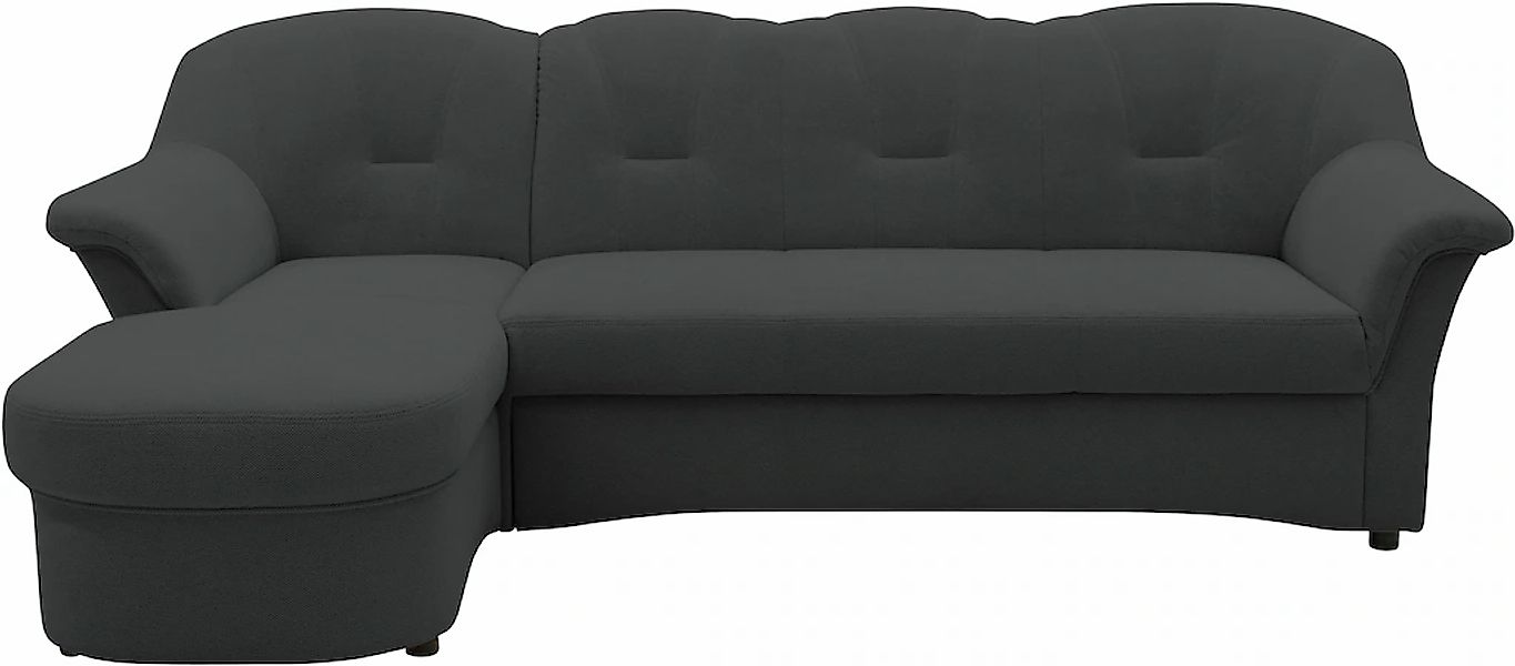 DOMO collection Ecksofa "Flores Schlafsofa, B/T/H: 233/142/86 cm, L-Form", günstig online kaufen