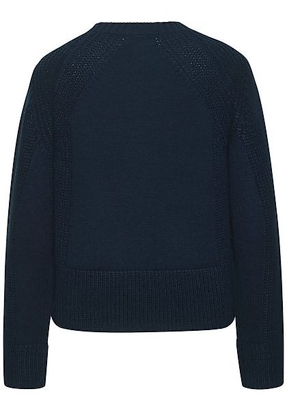 LASCANA Strickpullover mit Grobstrick-Details, Damen Pullover mit Rundhals günstig online kaufen