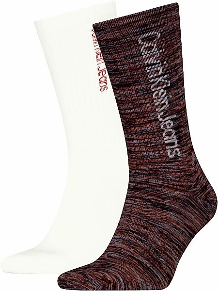 Calvin Klein Jeans Socken 2 Paar tlg. mit seitlichem Logoschriftzug günstig online kaufen