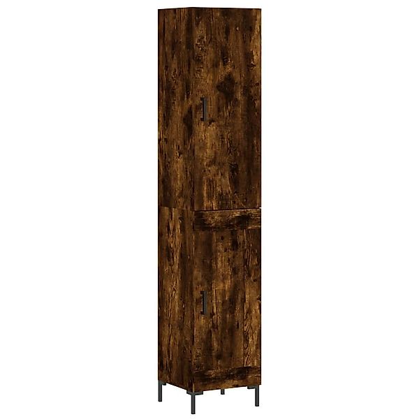 vidaXL Highboard Highboard Räuchereiche 34,5x34x180 cm günstig online kaufen