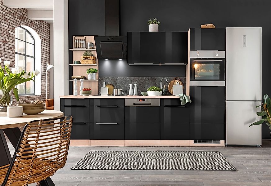 KOCHSTATION Küchenzeile »KS-Brindisi Breite 280 cm«, wahlweise mit E-Geräte günstig online kaufen