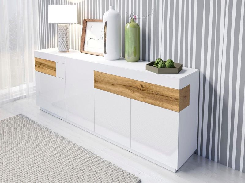 INOSIGN Sideboard "SILKE" Breite 218, 5 cm günstig online kaufen
