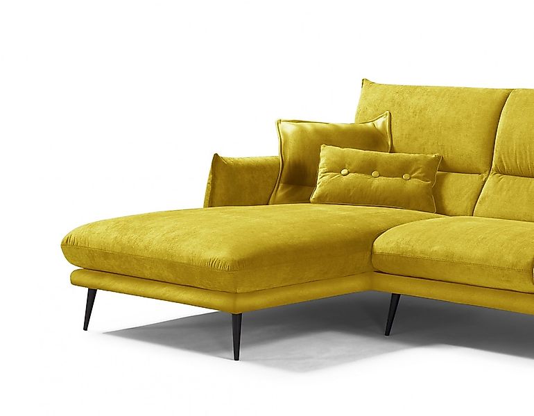 Egoitaliano Ecksofa »FUNNY, hochwertiges und aktuelles Design, bequeme Rück günstig online kaufen