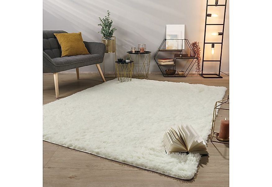 TT Home Teppich, Rechteckig, Höhe: 37 mm, Teppich Wohnzimmer Hochflor Langf günstig online kaufen