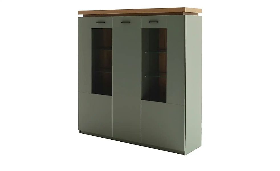 uno Highboard  Zimon ¦ grün ¦ Maße (cm): B: 138 H: 144 T: 38.0 Kommoden & S günstig online kaufen