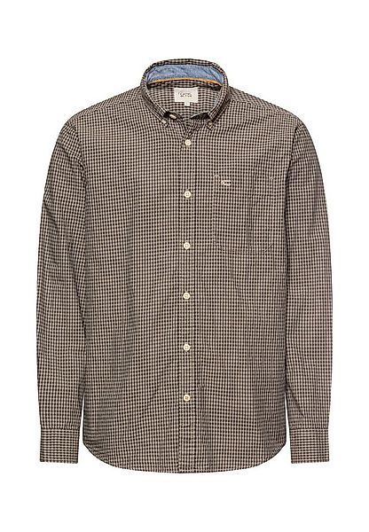 camel active Karohemd mit Brusttasche Langarm Button-Down Button-Down günstig online kaufen
