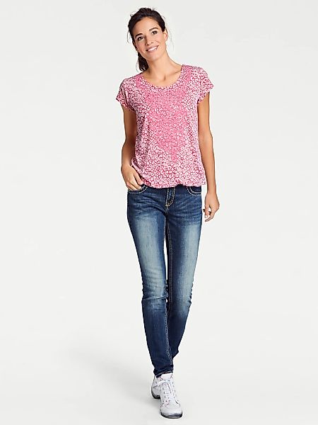 LINEA TESINI by heine Rundhalsshirt "Rundhals-Shirt" 1 Stk. günstig online kaufen