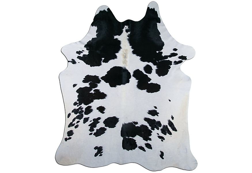 Livorio Fellteppich - schwarz weiß / black white, Kuhfell, Premium Kuhfell günstig online kaufen