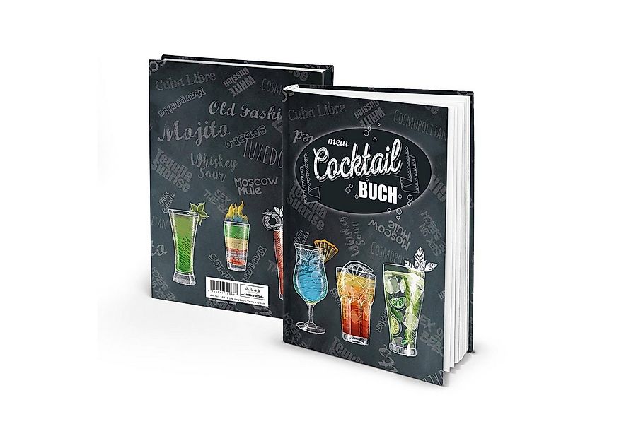 Logbuch-Verlag Dekofigur Cocktailbuch zum Selberschreiben DIN A5 - Eintragb günstig online kaufen