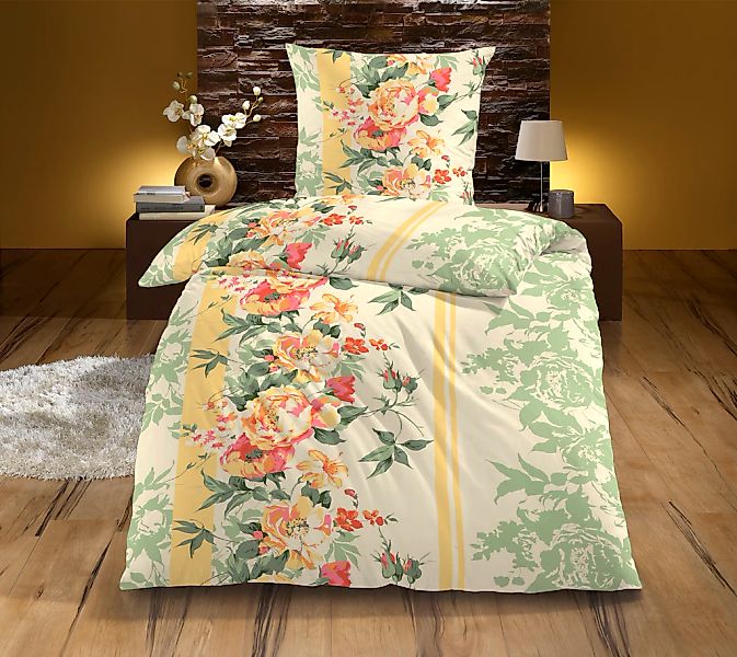 KiNZLER Bettwäsche "Carmen" 2 Stk. aus Baumwoll-Renforcé günstig online kaufen