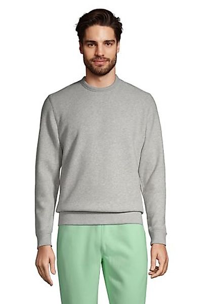 Sweatshirt mit rundem Ausschnitt, Herren, Größe: L Normal, Grau, Baumwoll-M günstig online kaufen