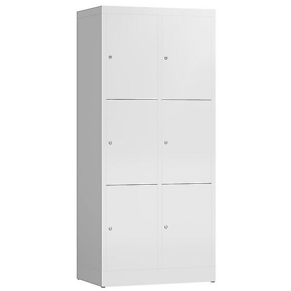 Steelboxx Fächerschrank Schließfachschrank 6 Fächer Spindschrank (1-St) kom günstig online kaufen