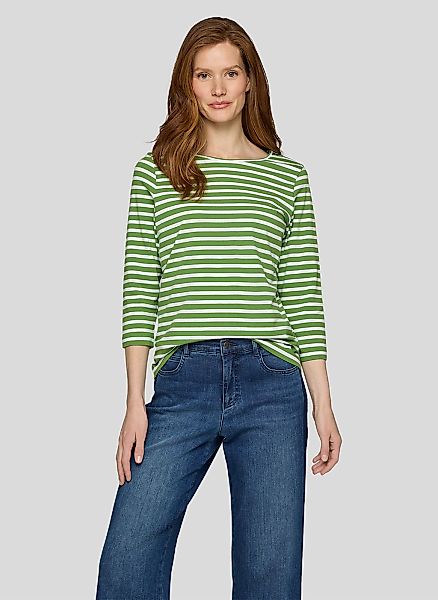 Rabe 3/4-Arm-Shirt mit Streifen Muster günstig online kaufen