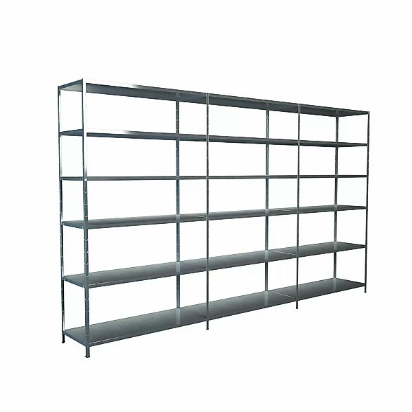 Schulte Steck-Grund-/Anbauregale 230 cm x 300 cm x 35 cm verzinkt günstig online kaufen