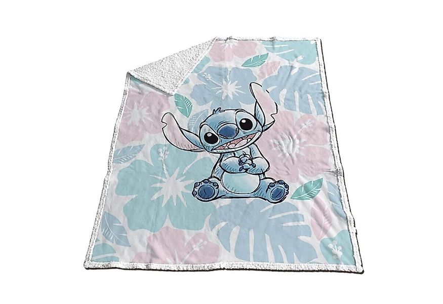 Wohndecke Fleecedecke Sherpa Kuschelige Disney-Decke für Kinderzimmer, Lilo günstig online kaufen