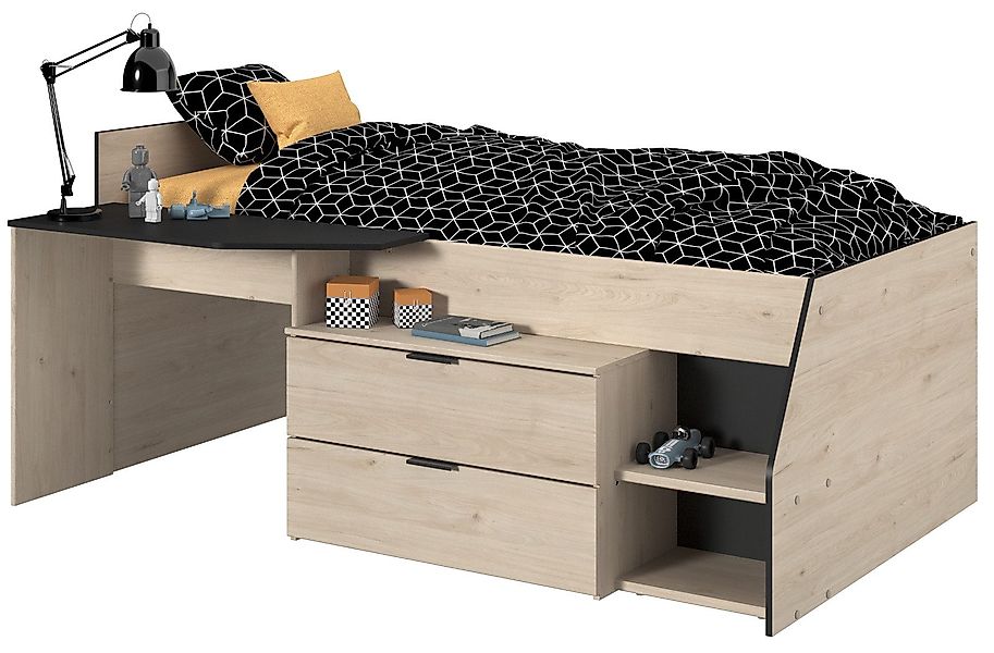 Parisot Hochbett Milky (Kinderbett Liegefläche 90 günstig online kaufen