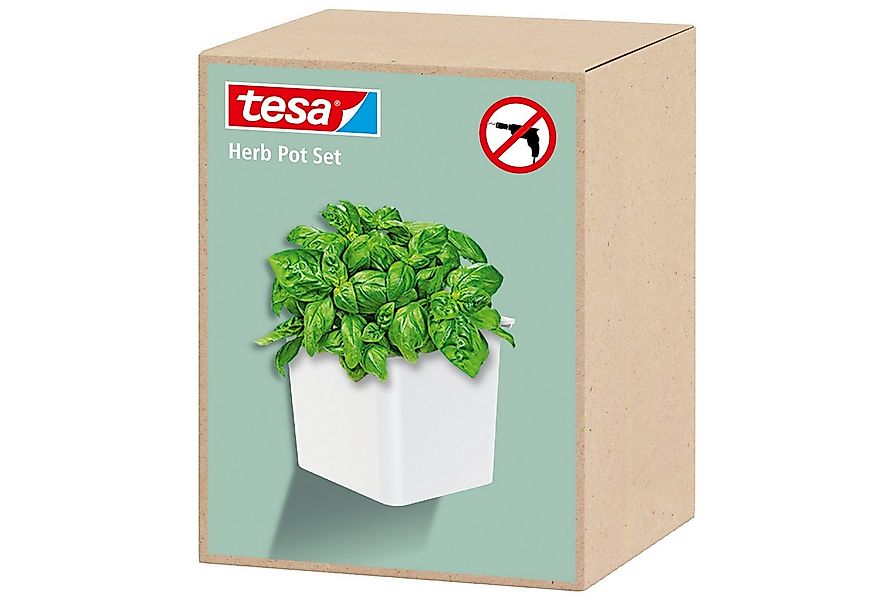 tesa Kräutertopf tesa Küchenzubehör Kräutertopf - selbstklebender Küchen-Pf günstig online kaufen