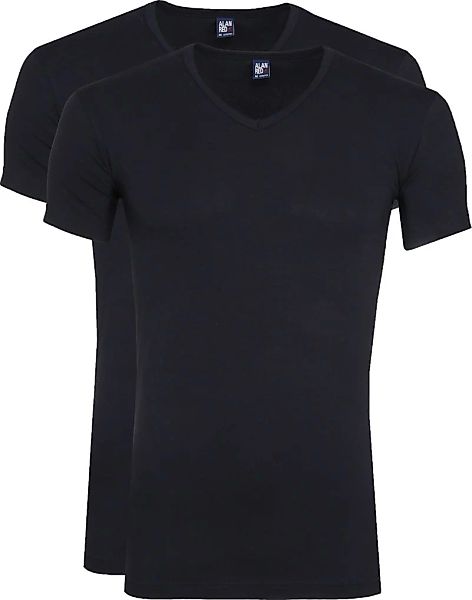 Alan Red Oklahoma Stretch T-Shirt Navy (2er-Pack) - Größe L günstig online kaufen