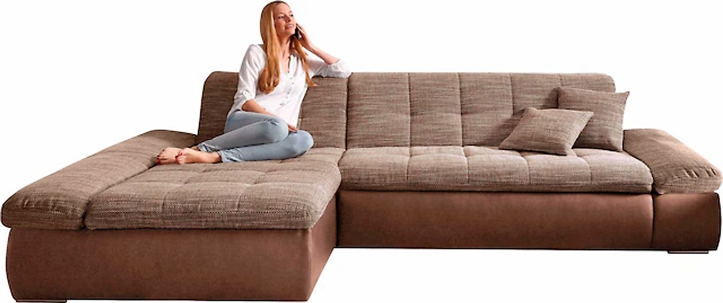 DOMO collection Ecksofa »Moric, L-Form, XXL-Sofa - Breite 300cm«, wahlweise günstig online kaufen
