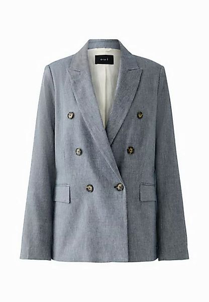 Oui Jackenblazer mit baumwolle, viskose, leinen mit Baumwolle, Viskose, Lei günstig online kaufen