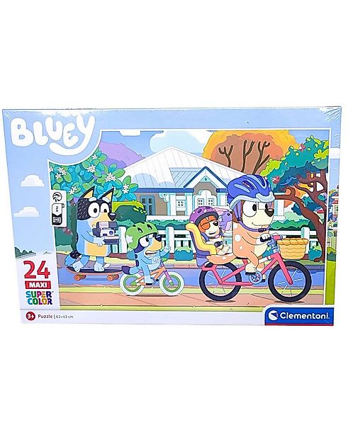 Clementoni® Puzzle Bluey, 24 Puzzleteile, Kinderpuzzle 24 Maxi Puzzleteile günstig online kaufen