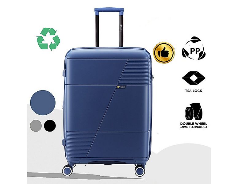 Super Solu Hartschalen-Trolley robuster & stabiler Hartschalenkoffer aus PP günstig online kaufen