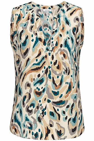 LASCANA Blusentop, mit Alloverprint und V-Ausschnitt, Blusenshirt, casual günstig online kaufen