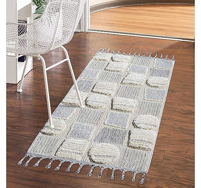 Carpet City Hochflor-Teppich VALENCIA 950, rechteckig, Höhe: 20 mm, Läufer, günstig online kaufen