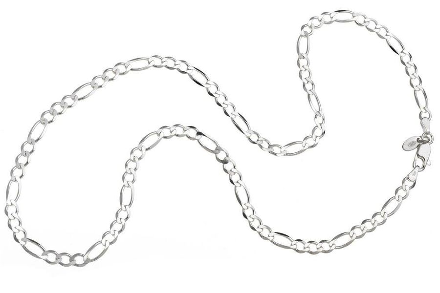 Silberkettenstore Silberkette Figarokette 4,5mm - 925 günstig online kaufen