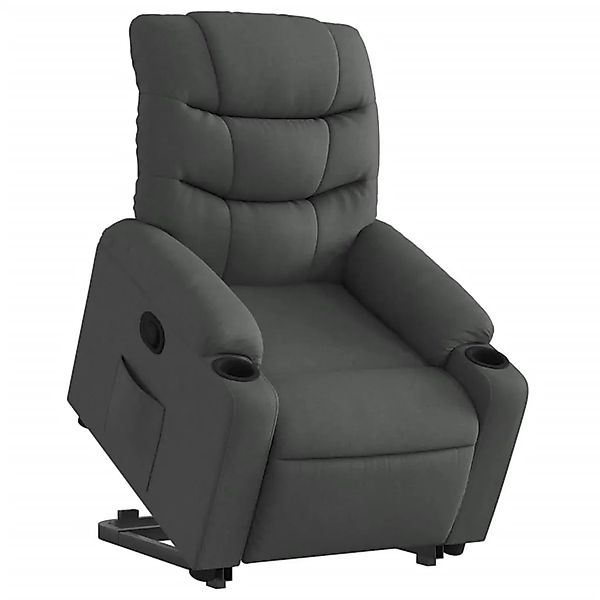 vidaXL Relaxsessel mit Aufstehhilfe Dunkelgrau Stoff 3206646 günstig online kaufen