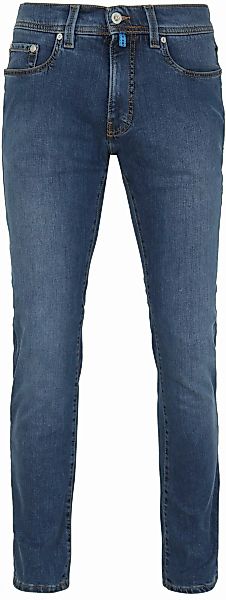 Pierre Cardin Jeans Lyon Tapered Future Flex Blau Stonewash - Größe W 33 - günstig online kaufen