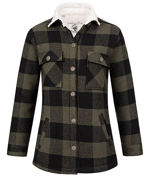 Rock Creek Winterjacke Damen Flanelljacke mit Teddyfellkragen D-469 günstig online kaufen