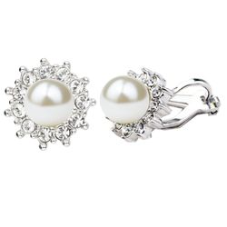 LÖB Paar Ohrclips 18K Weißgold vergoldet günstig online kaufen