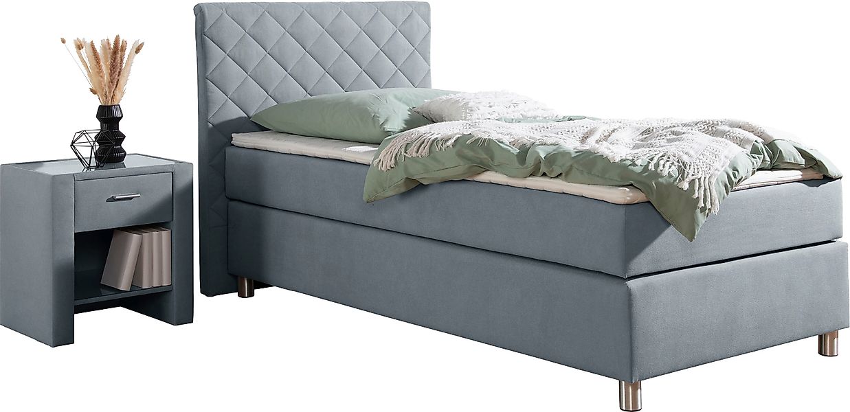 Home affaire Boxspringbett »Bernard, in verschiedenen Breiten« inkl. Topper günstig online kaufen