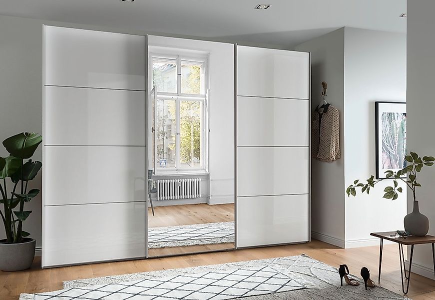 WIEMANN Schwebetürenschrank "Kos" mit Spiegeltür und Schattenfuge günstig online kaufen