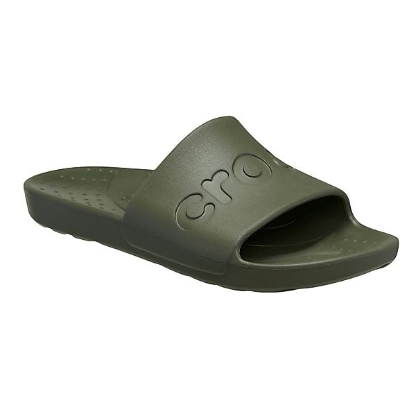 Crocs Sandale Slide dunkelgrün - 1 günstig online kaufen