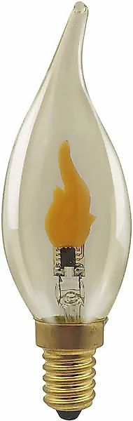 SEGULA LED-Filament »LED Kerze Windstoß smokey grau, E14« E14 1 Stk. Extra- günstig online kaufen