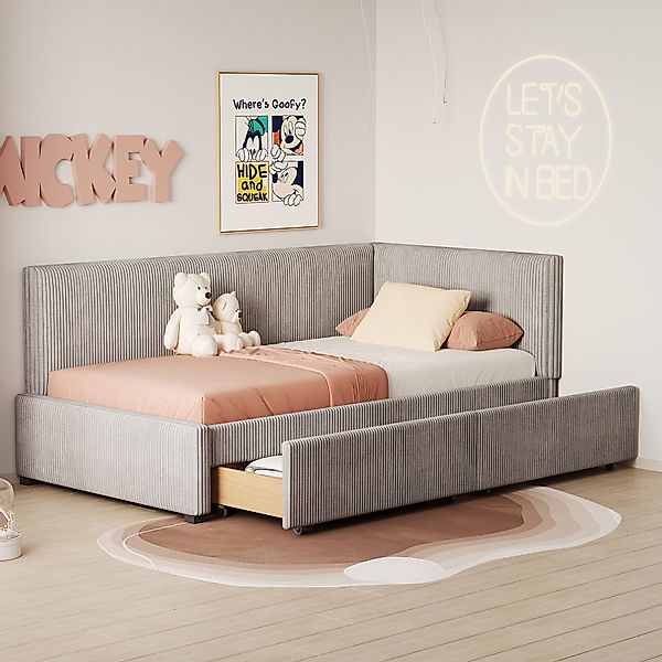 BlingBin Polsterbett Schlafsofa Einzelbett Multifunktionsbett (Polsterbett, günstig online kaufen