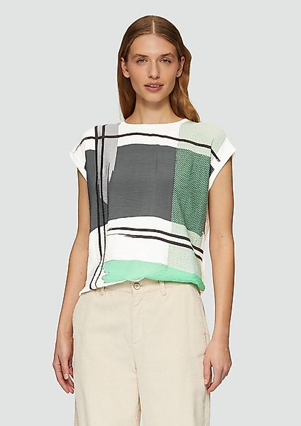 s.Oliver Muscleshirt T-Shirt Jersey-Shirt im Fabricmix günstig online kaufen