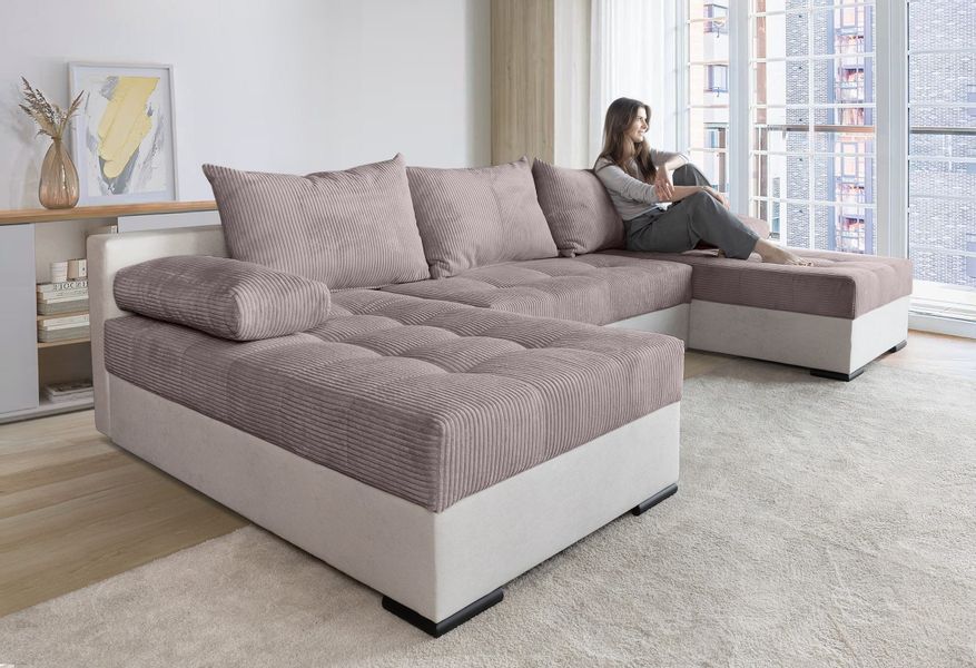 COLLECTION AB Wohnlandschaft Josy U-Form, B: günstig online kaufen