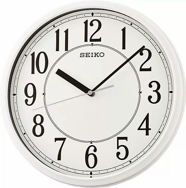 Seiko Wanduhr »QXA756H«, Quarzuhr,Wohnzimmer,Esszimmer,Küche,Arbeitszimmer, günstig online kaufen