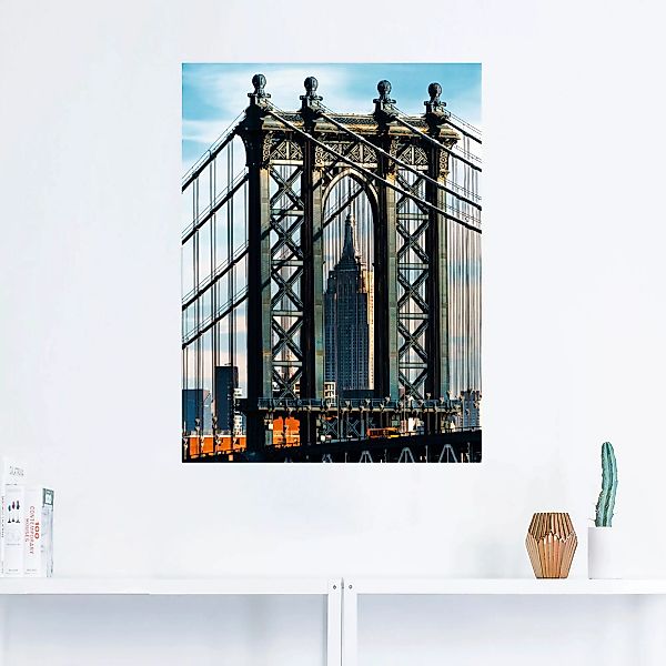 Artland Wandbild "New York Manhattan Bridge", Brücken, (1 St.) günstig online kaufen