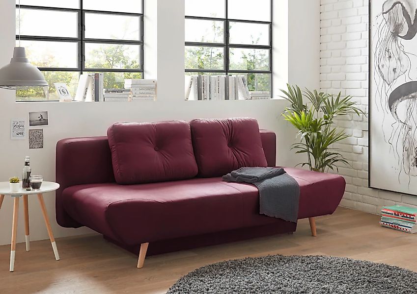 Home affaire Schlafsofa "Segmon" einfach in ein bequemes Bett umwandeln, in günstig online kaufen