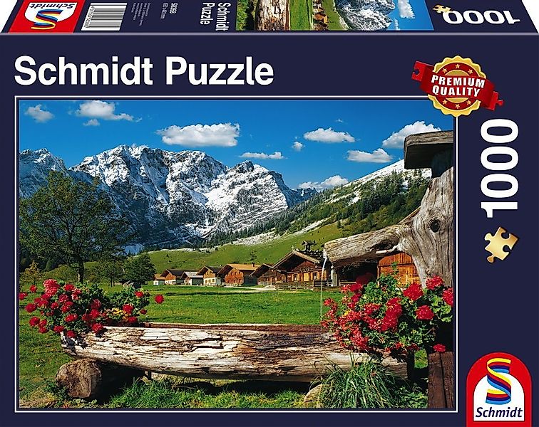 Schmidt Spiele Puzzle 1000 Teile Schmidt Spiele Puzzle Blick ins Bergidyll günstig online kaufen