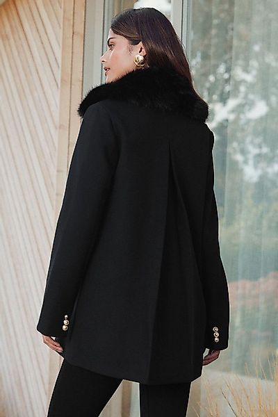 LIPSY Kurzmantel Lipsy Dolly-Mantel mit Kunstfellkragen, Petite (1-tlg) günstig online kaufen