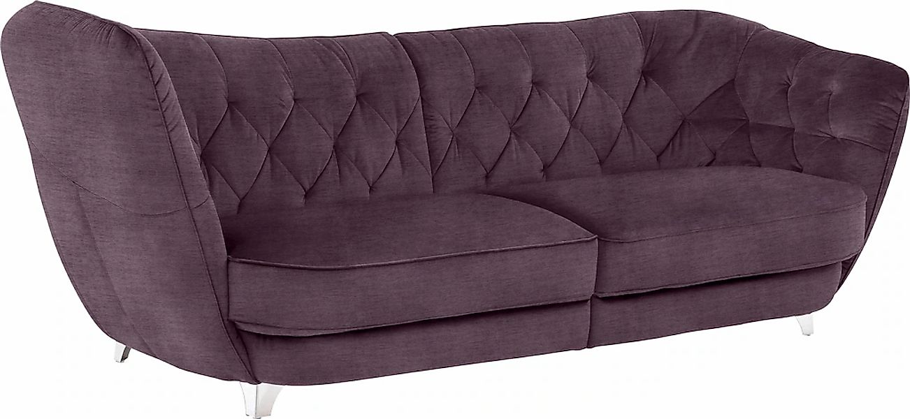 Leonique Big-Sofa "Retro", stylischer Hochlehner günstig online kaufen