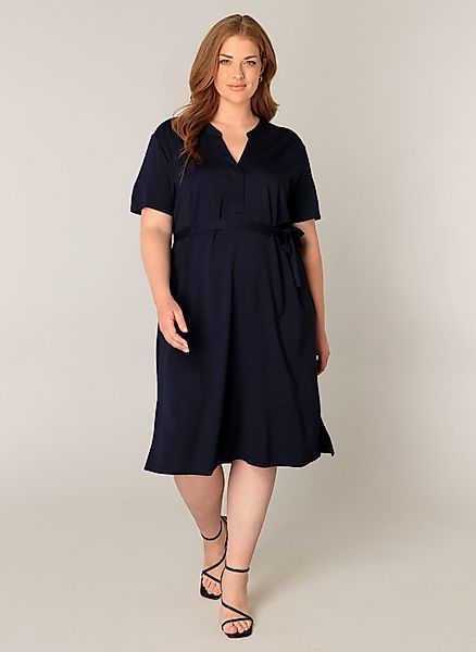 Base Level Curvy Sommerkleid mit Bindegürtel günstig online kaufen