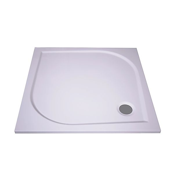Sanotechnik Duschwanne Aneta Quadrat 80 cm x 80 cm Weiß günstig online kaufen